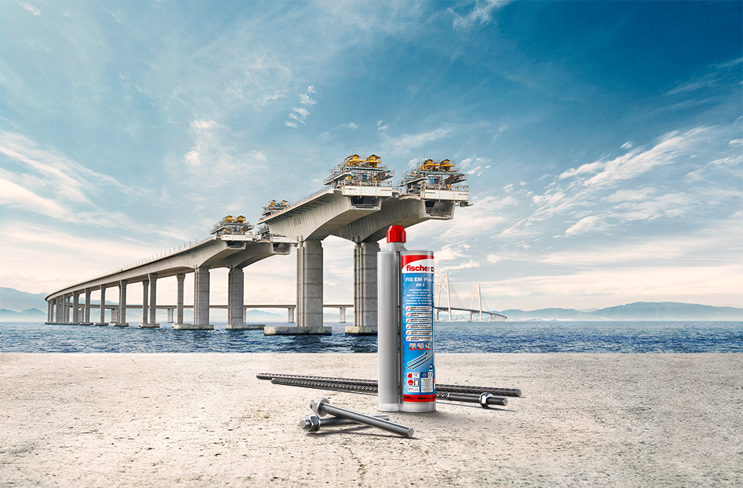 Beton Brücke Verankerung