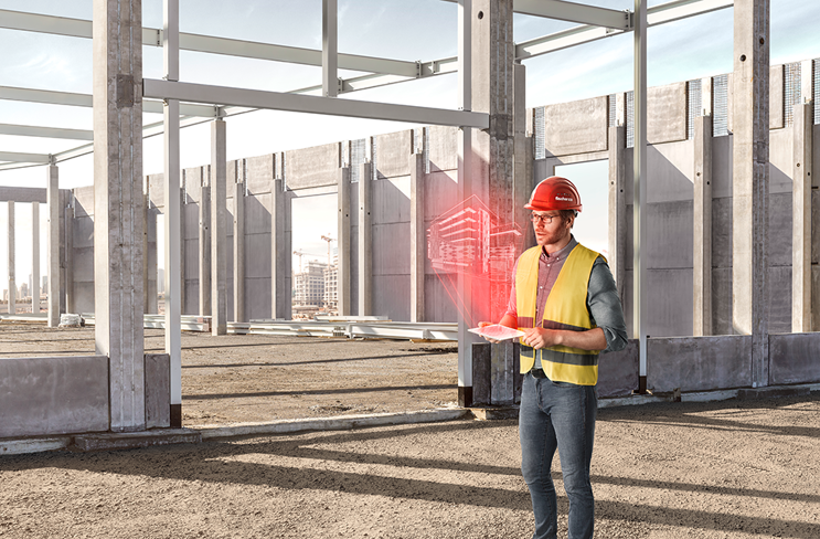 Building Information Modeling Baustelle Visualisierung