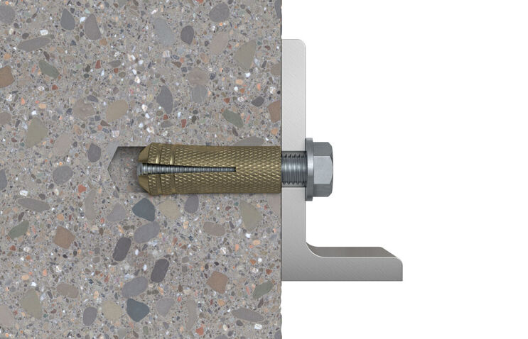 Metalldübel in Beton