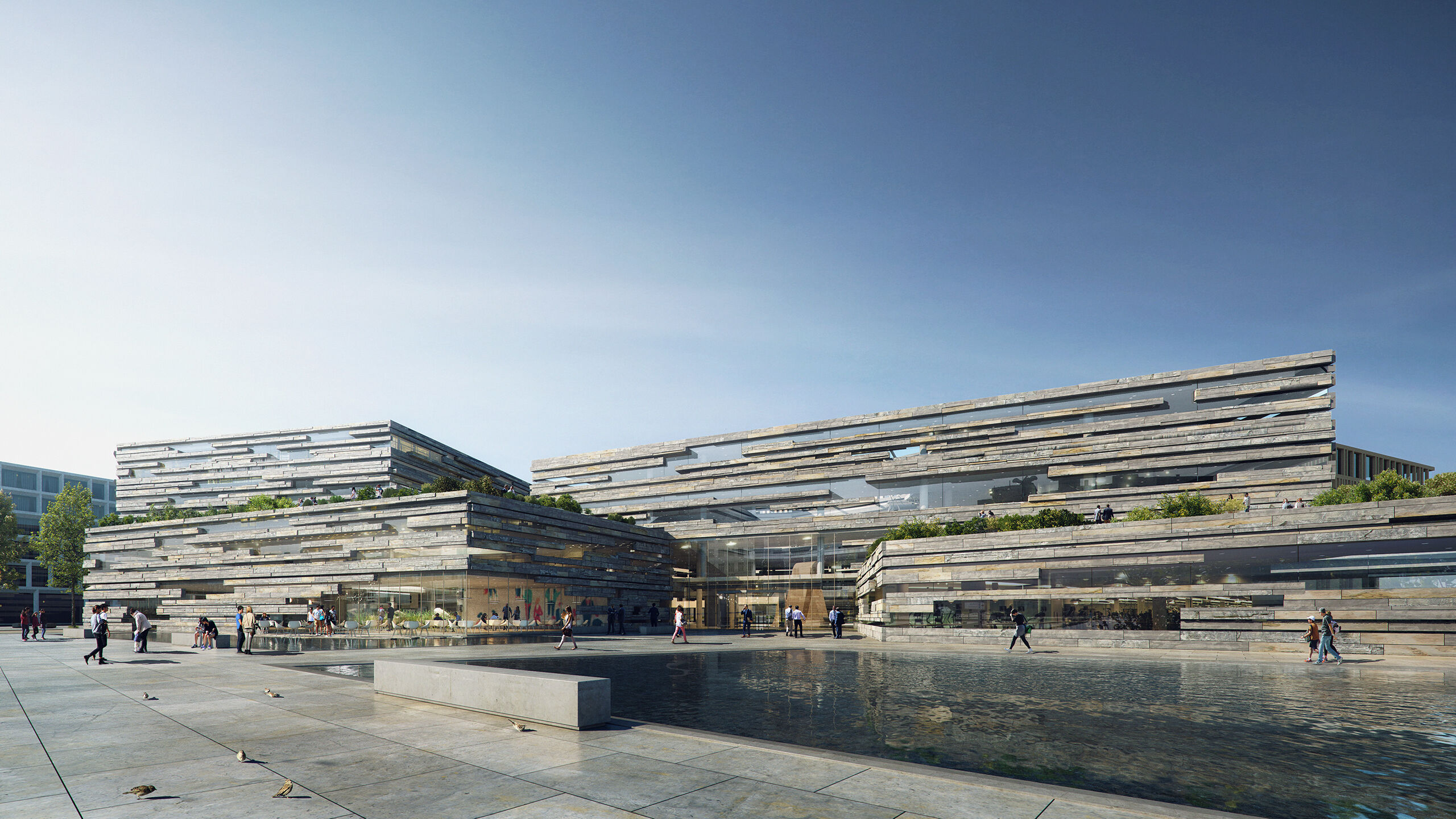 Landsbankinn Islanda: progetto di facciate ventilate fischer