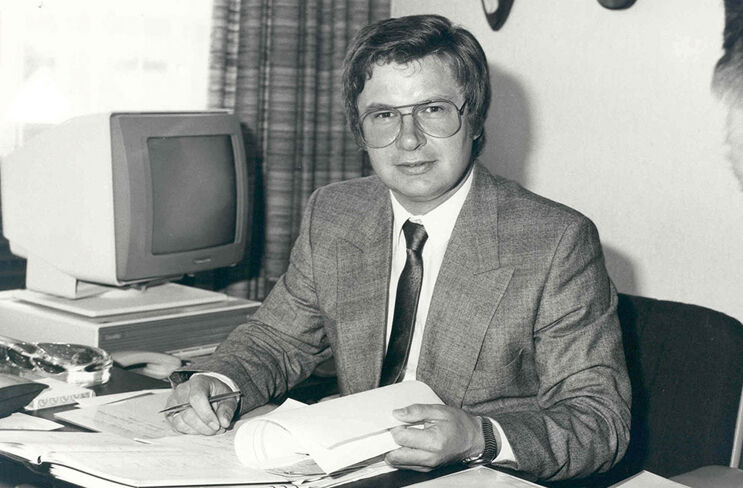 Klaus Fischer Ernennung zum Geschäftsführer 1980