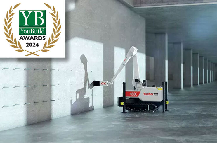 fischer BauBot premiato agli YouBuild Awards 2024