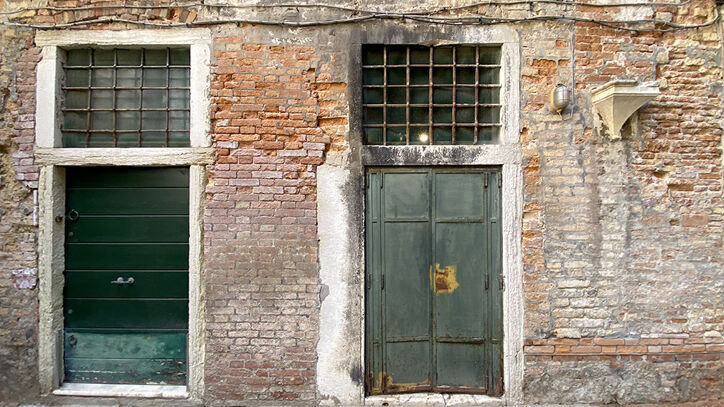 Tetto in legno a Venezia