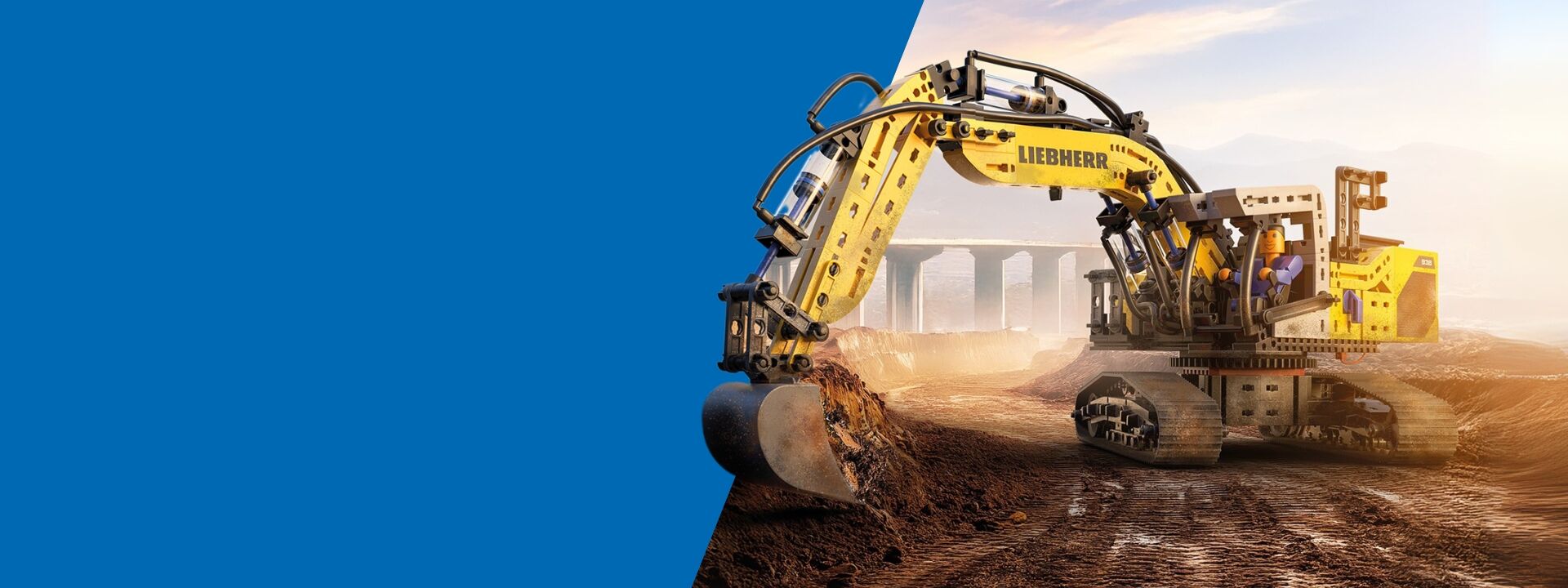 Liebherr R 938 Pneumatischer Bagger