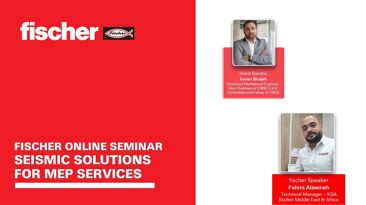 fischer online seminar on Seismic Solutions for MEP services