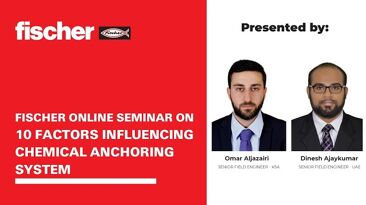 10 FACTORS INFLUENCING CHEMICAL ANCHORING SYSTEM  Fischer MEA