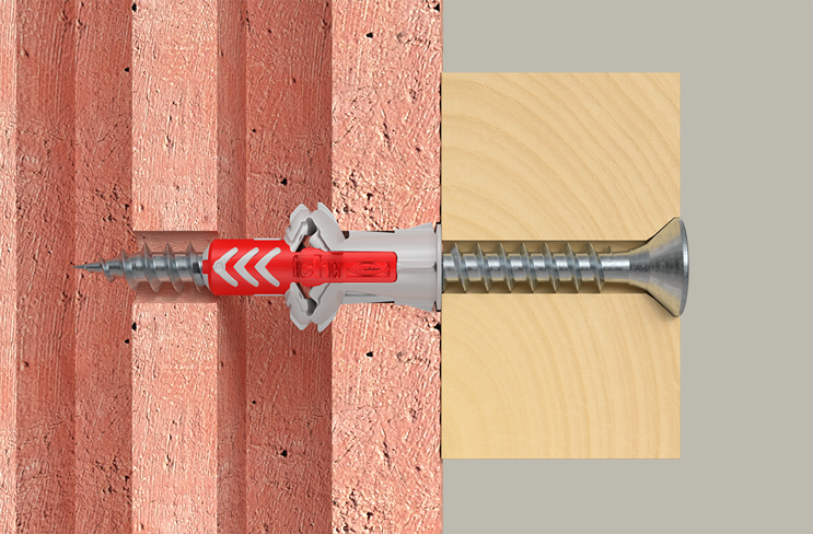 DUOPOWER KURZ SK SCHRAUBE LOCHSTEIN HOLZANBAUTEIL