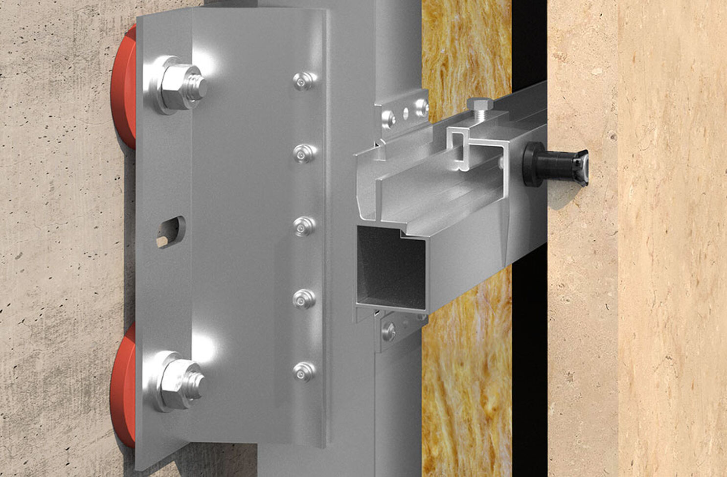 Self Fixing Features Concealed fixing - fischer fixings