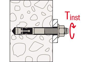 Installationsdrehmoment aufbringen
