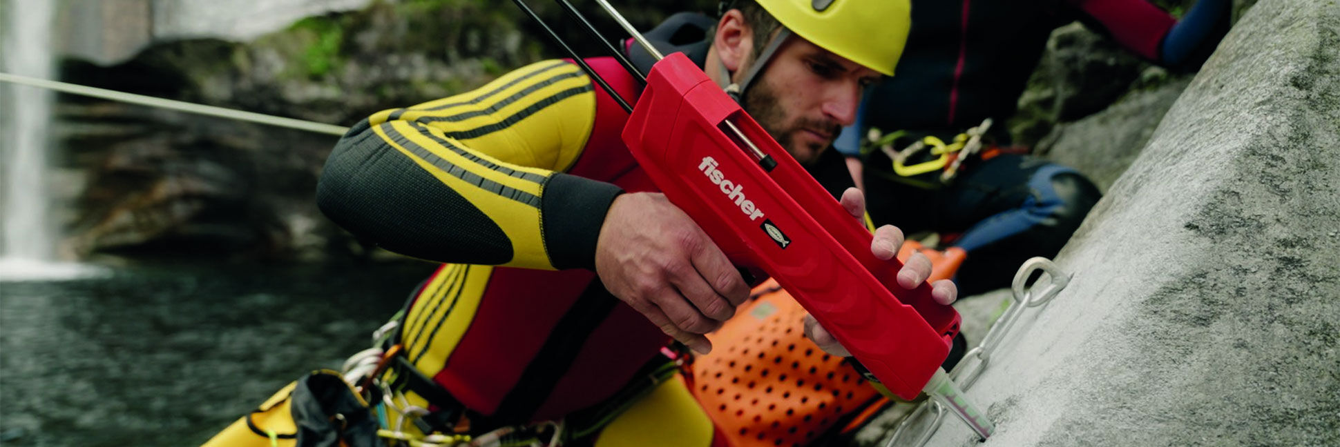 A secure hold in Swiss canyons