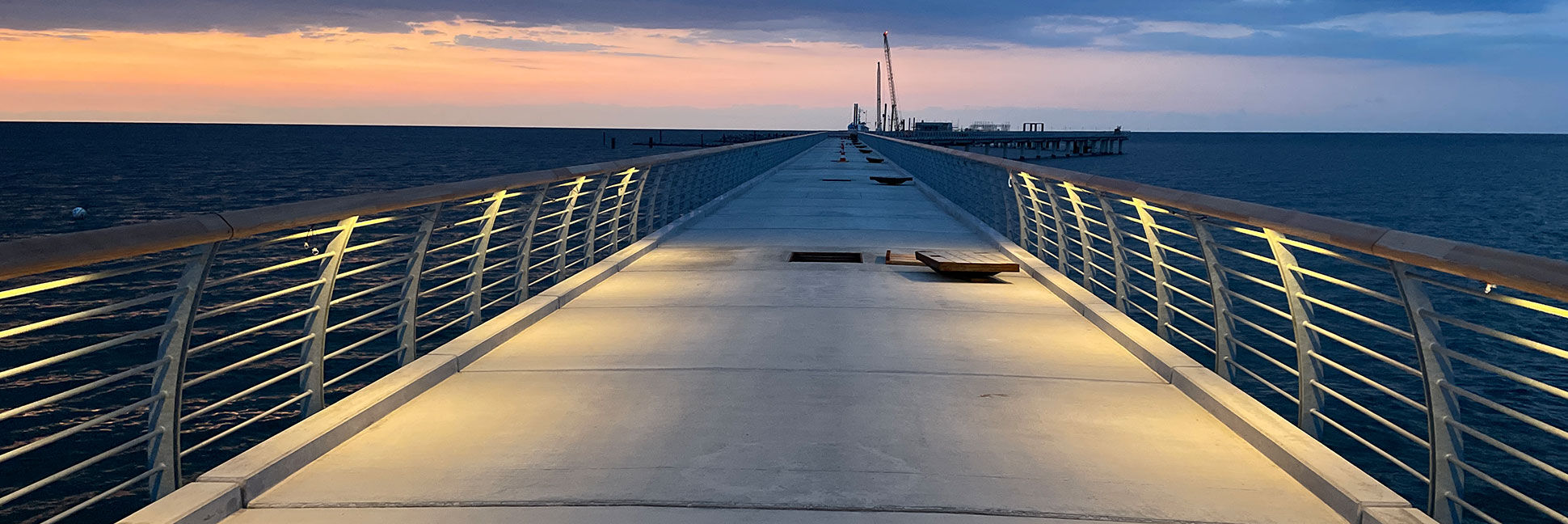 Seebrücke Prerow Horizont 