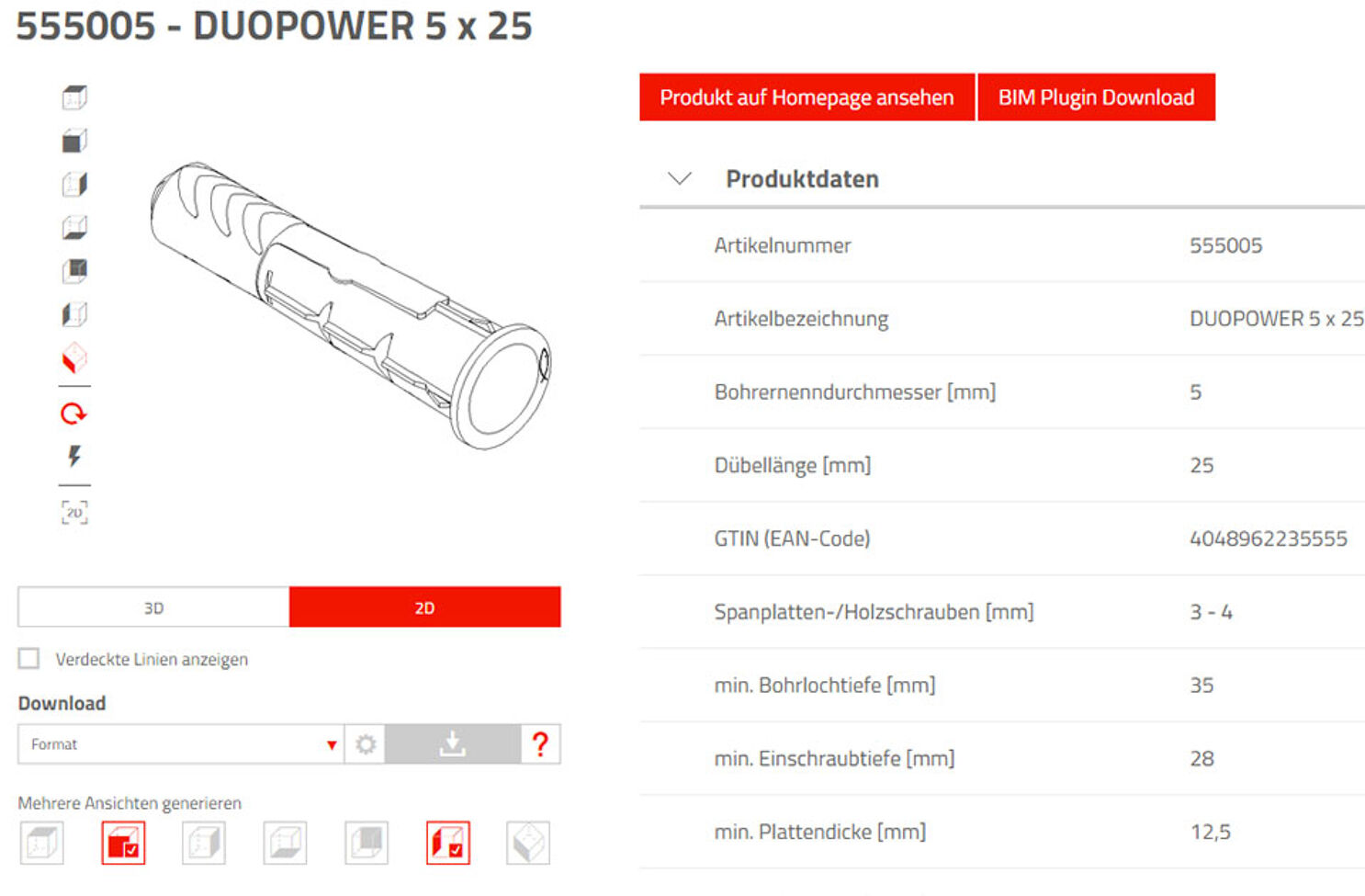 CAD Produktdatenbank fischer