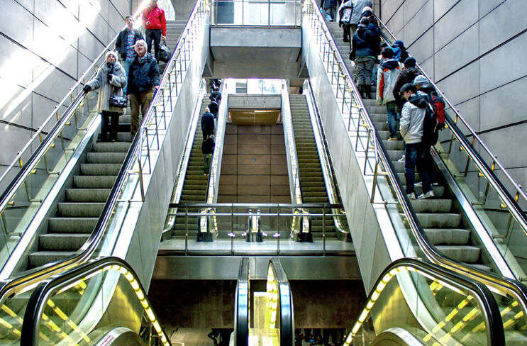 Rolltreppe Metro Copenhagen