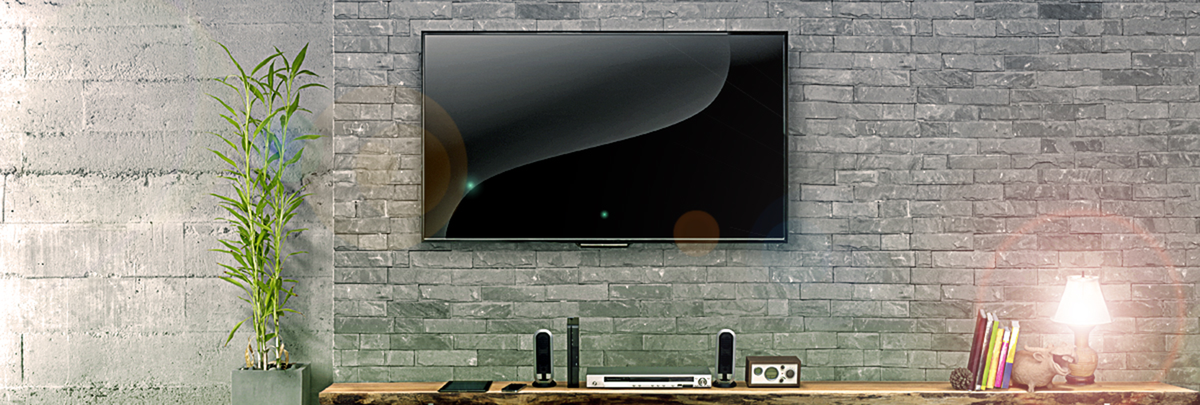 TV an die Wand