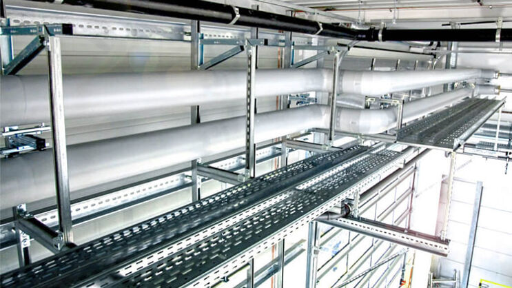 fischer Installationssysteme Produktionshalle