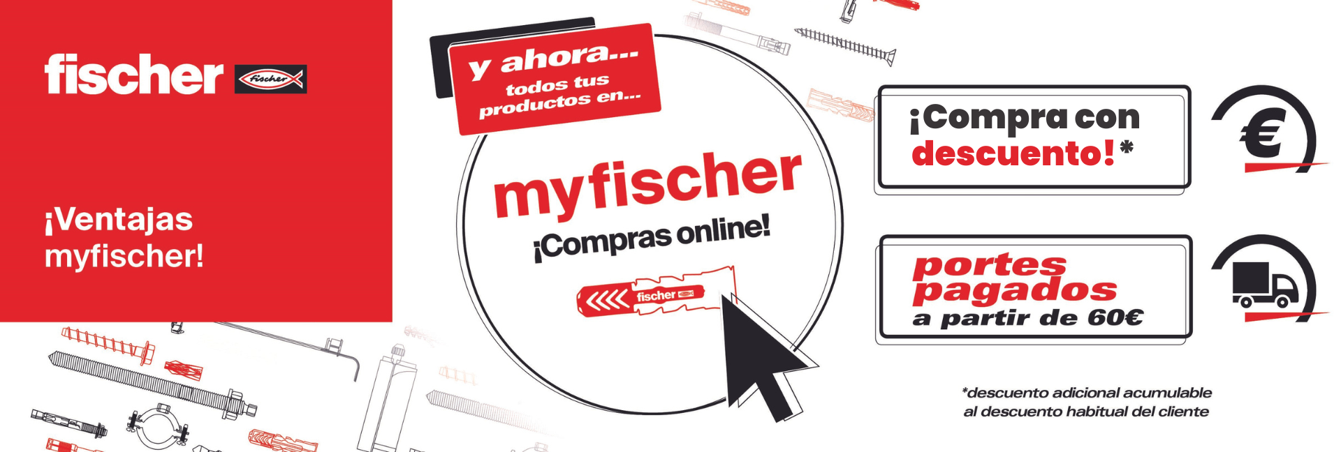 ¡Comprar en myfischer siempre tiene ventajas!