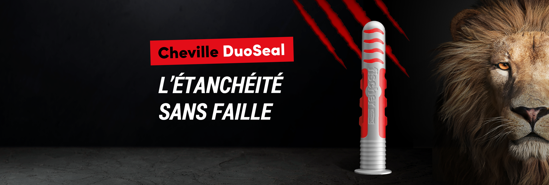 Cheville étanche DUOSEAL SA2 ø8x48 - 557728 Fischer - Quincaillerie