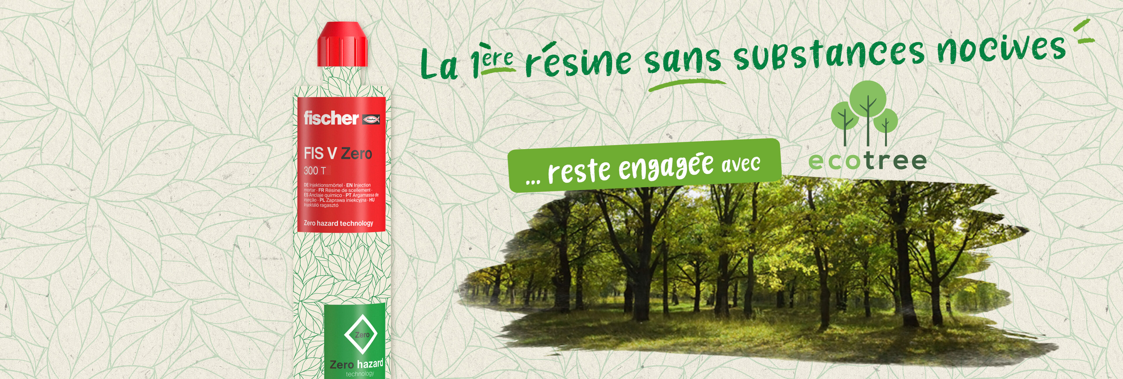 Partenariat résine FIS V Zero et EcoTree France