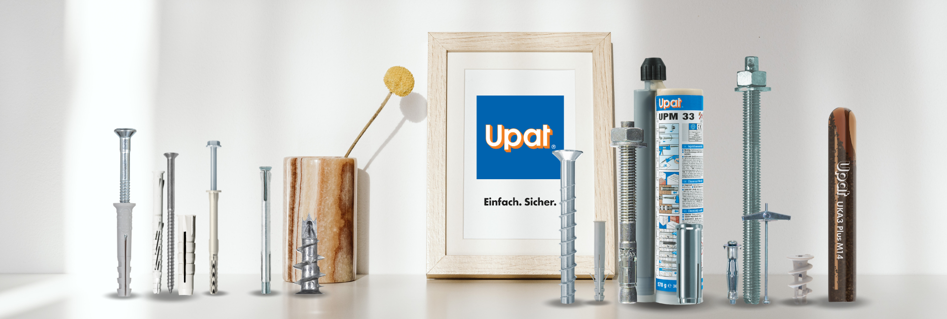 Upat Befestigungstechnik - Stahlanker, chemische Befestigung, Rahmendübel & Dübel