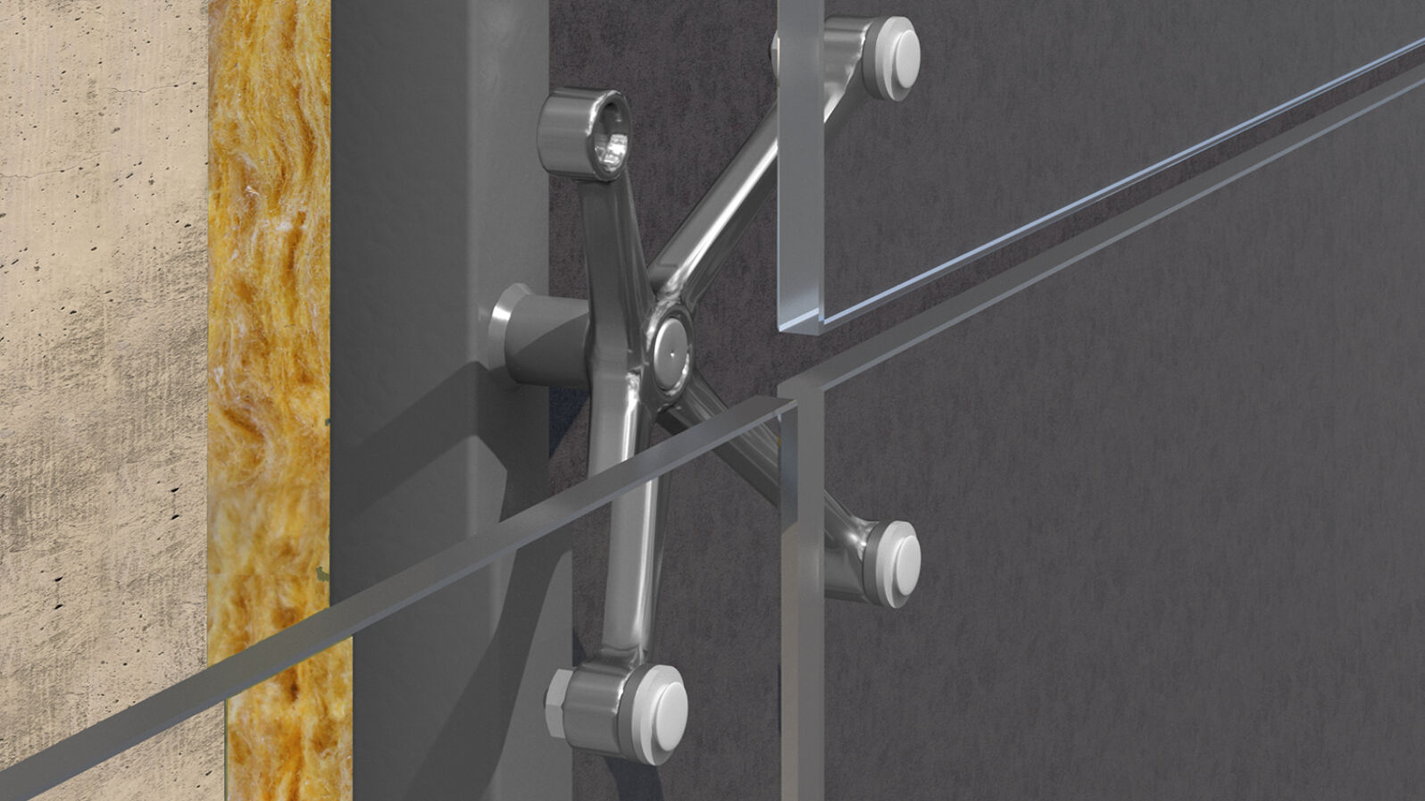 Zykon glass point fixings FZP G-Z ESG | fischer