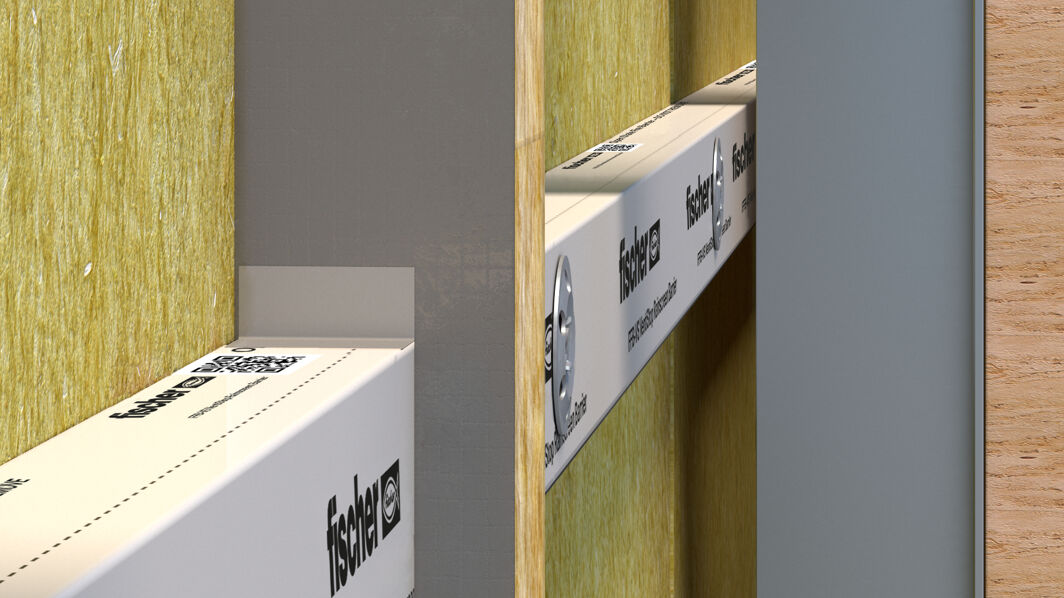 Firepro Cladding Cavity FireStop Clad FCFcl Plus - fischer fixings