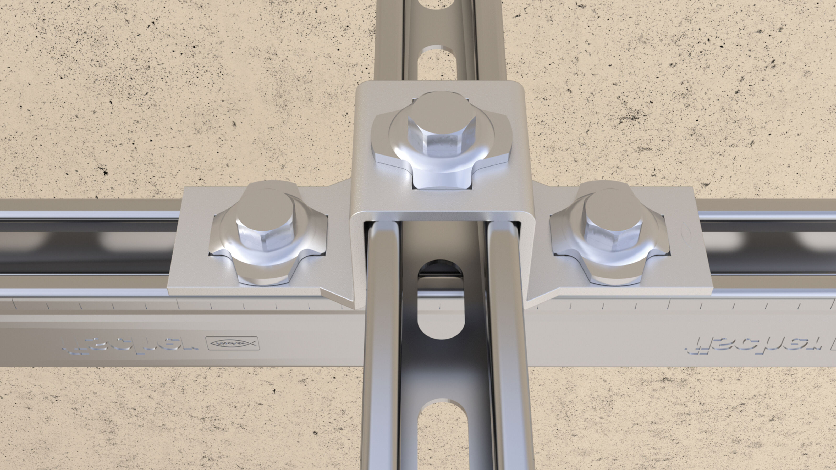 Push-through connector PFCN