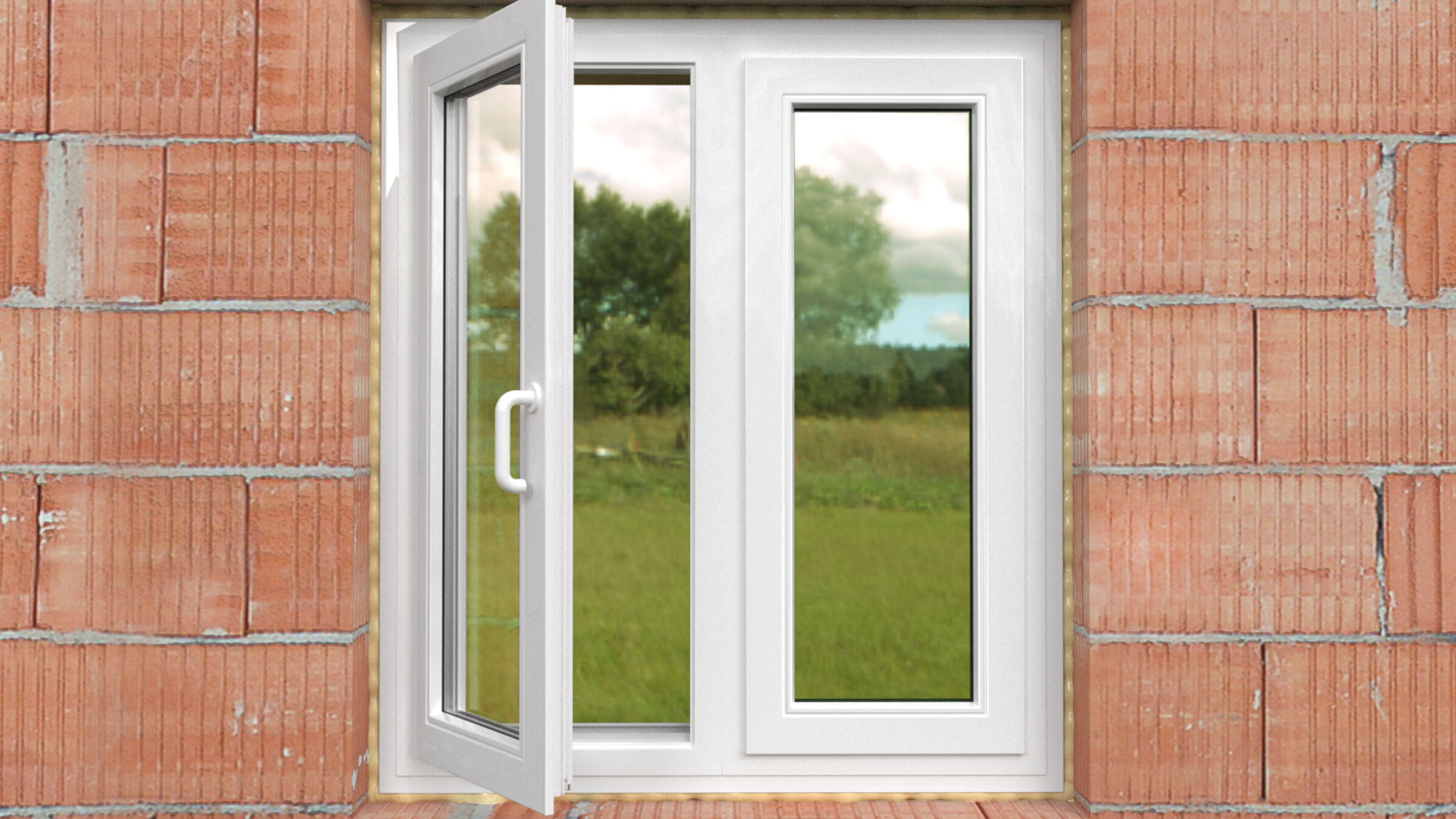 Window frame fixing F-S