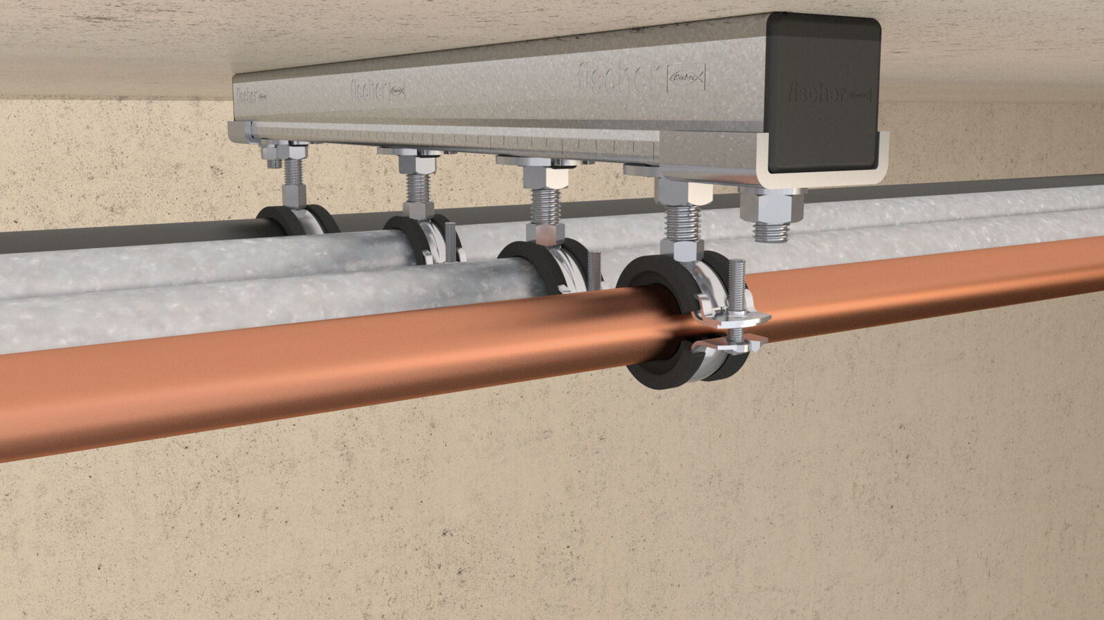 Pipe clamp FRS Triple
