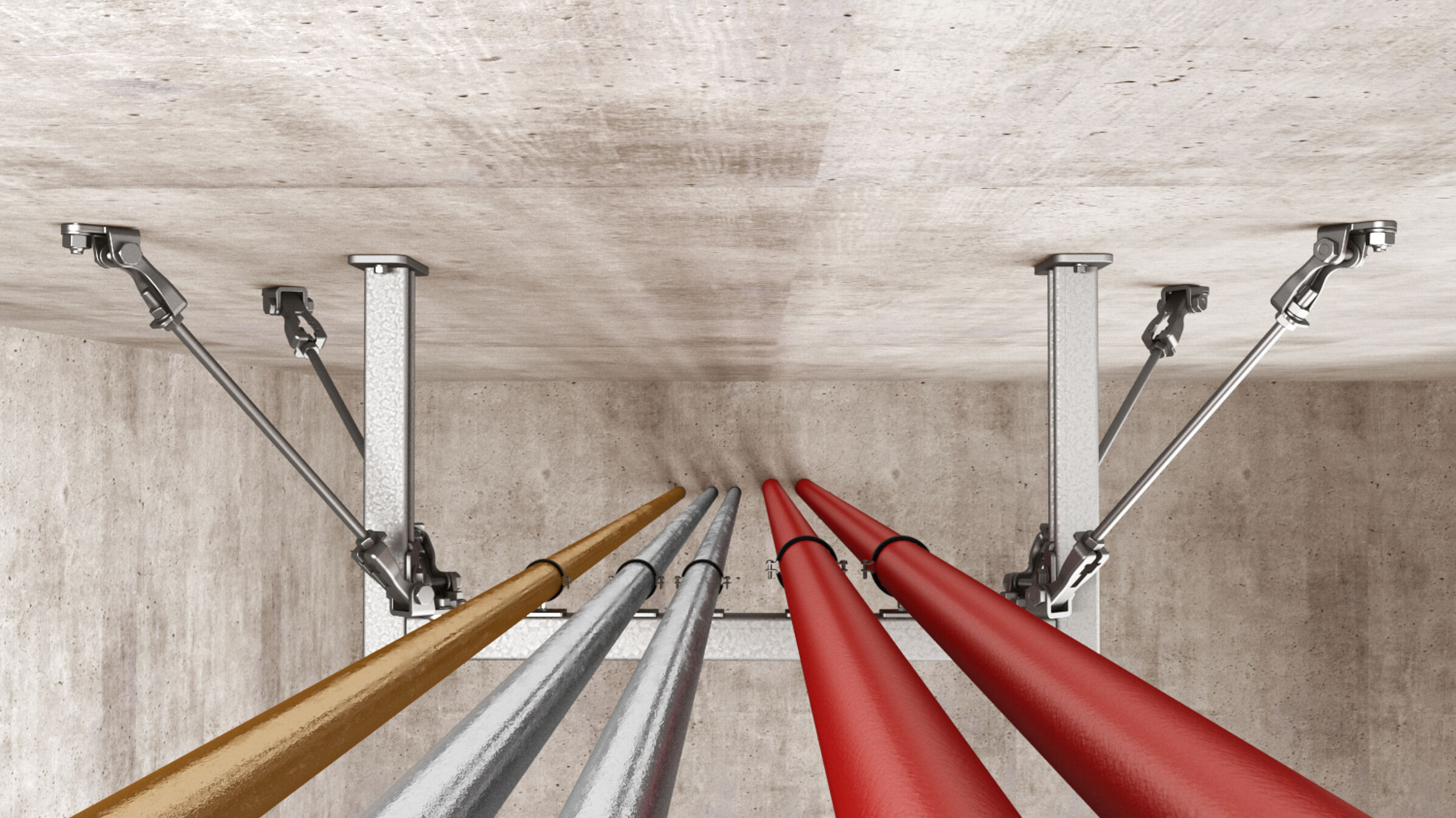 Threaded rod brace connector S-VA - fischer fixings