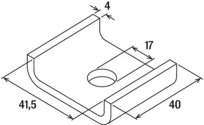 fischer Łapa mocująca HK 41 17
