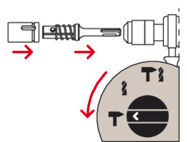 Installation with setting tool