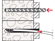 Push-through installation HybridPower FUS