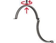 Installation LGS with connection nut for LGS ≥ 450