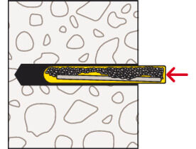 FISCHER 48222 Manchon à filetage métrique interne électrogalvanisé RG