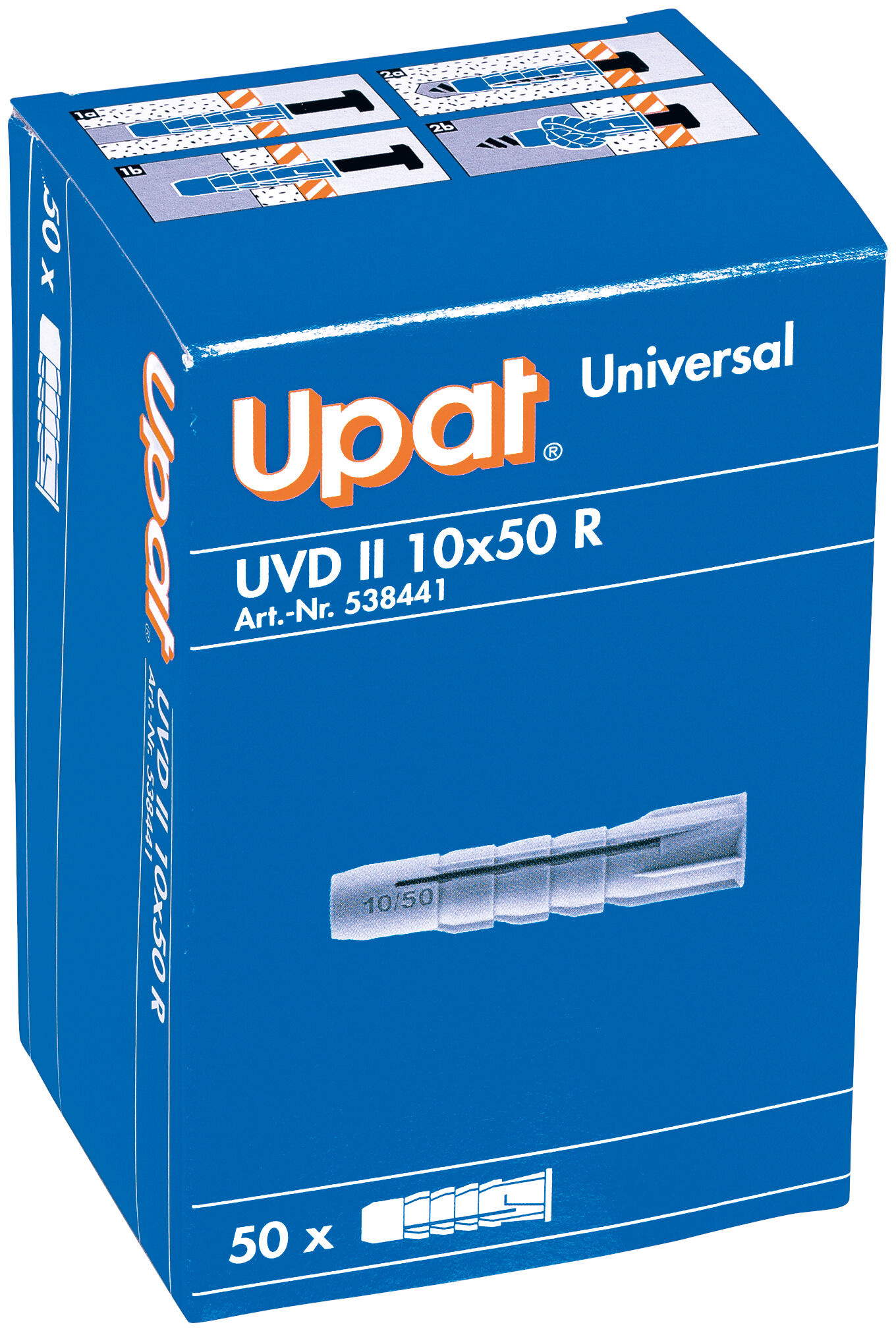Packaging: "UVD II 10x50 R"