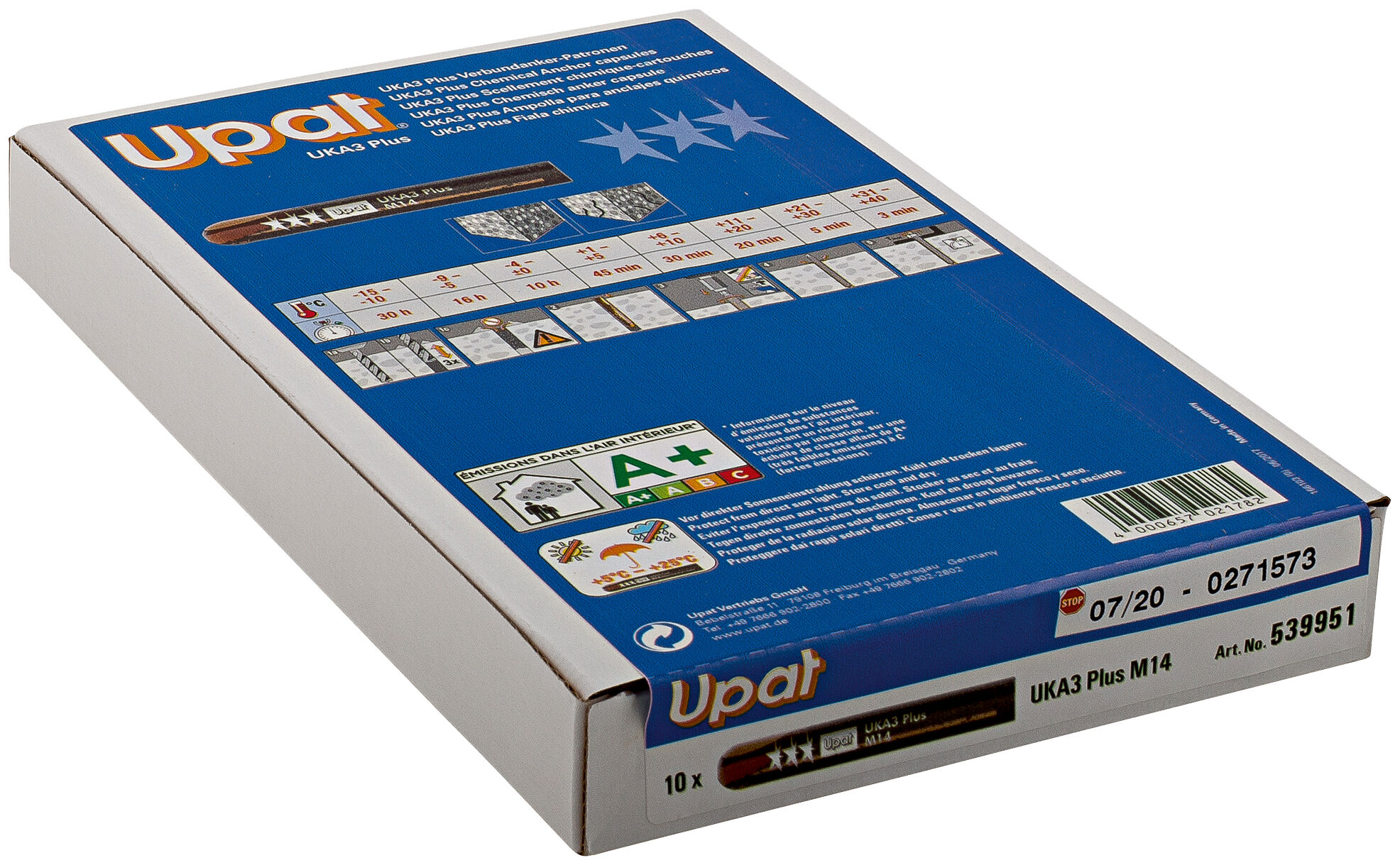 Verpackung: "Upat Verbundanker UKA3 Plus M14"