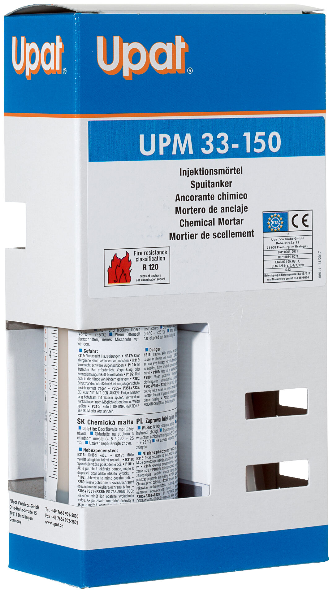 Packaging: "UPM 33-150 CX"