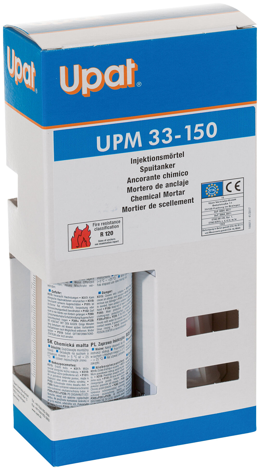 Packaging: "UPM 33-150 CX"