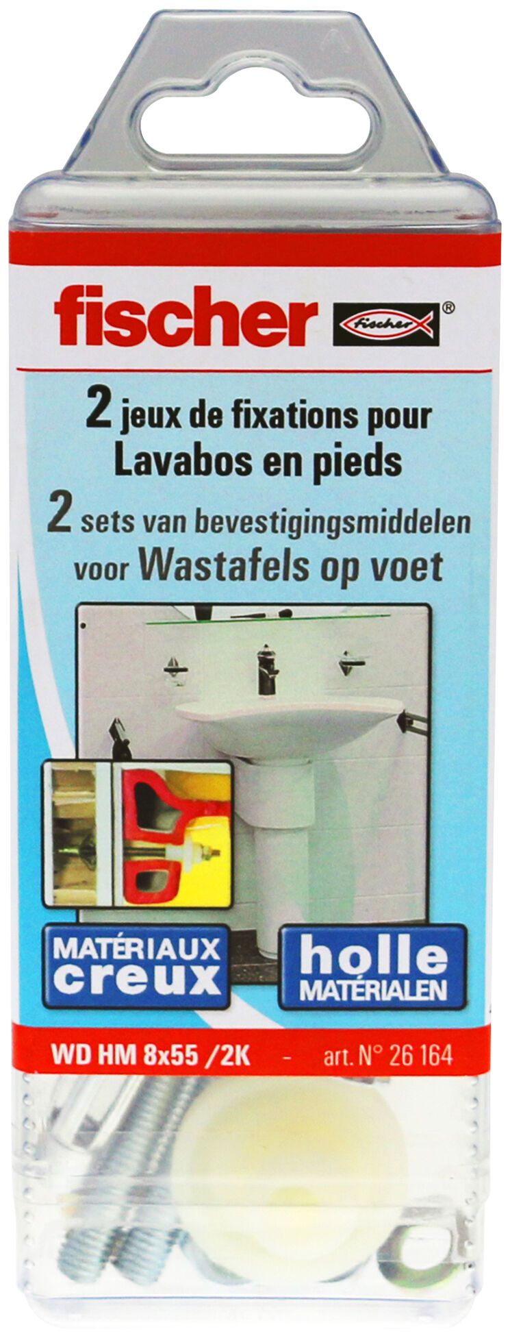 Product Picture: "Ensemble WD HM pour fixations sanitaires dans matériaux creux"