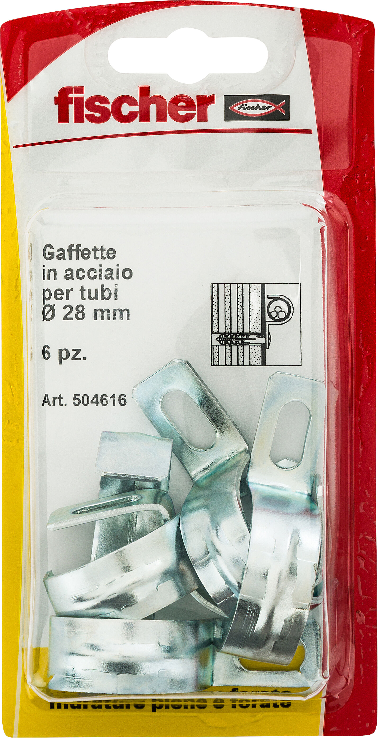 Confezione: "GAFFETTA mm 28 K"