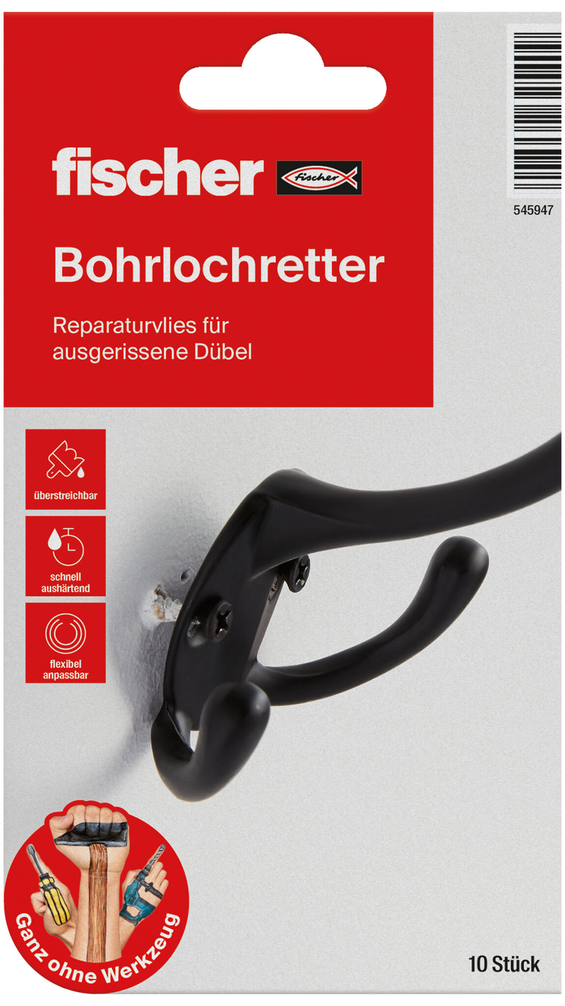 Verpackung: "fischer Bohrlochretter (10)"
