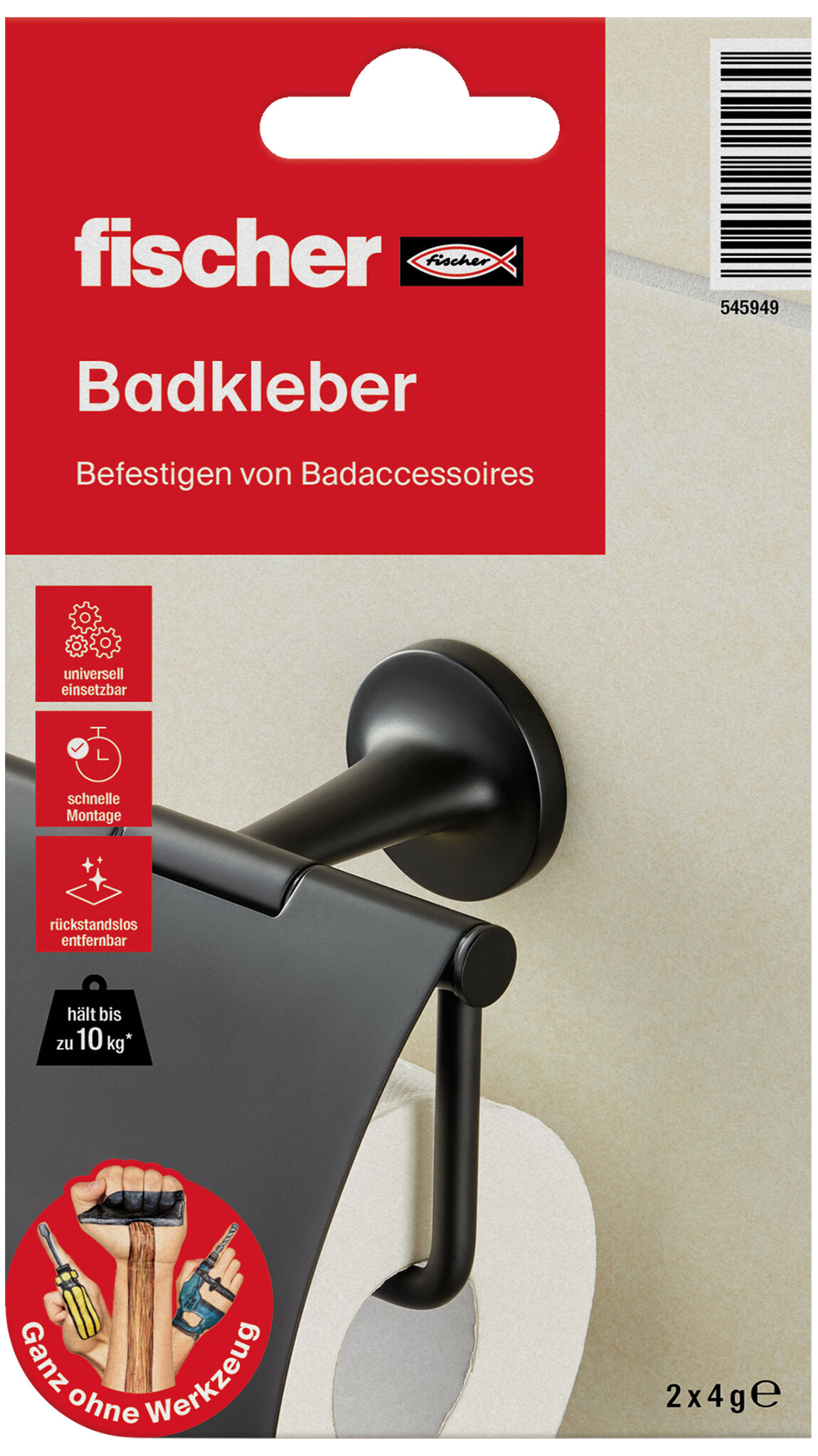 Verpackung: "fischer Badkleber (2)"