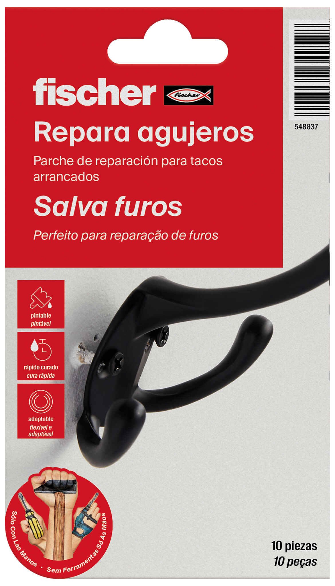 Packaging: "SCLM REPARA AGUJEROS"