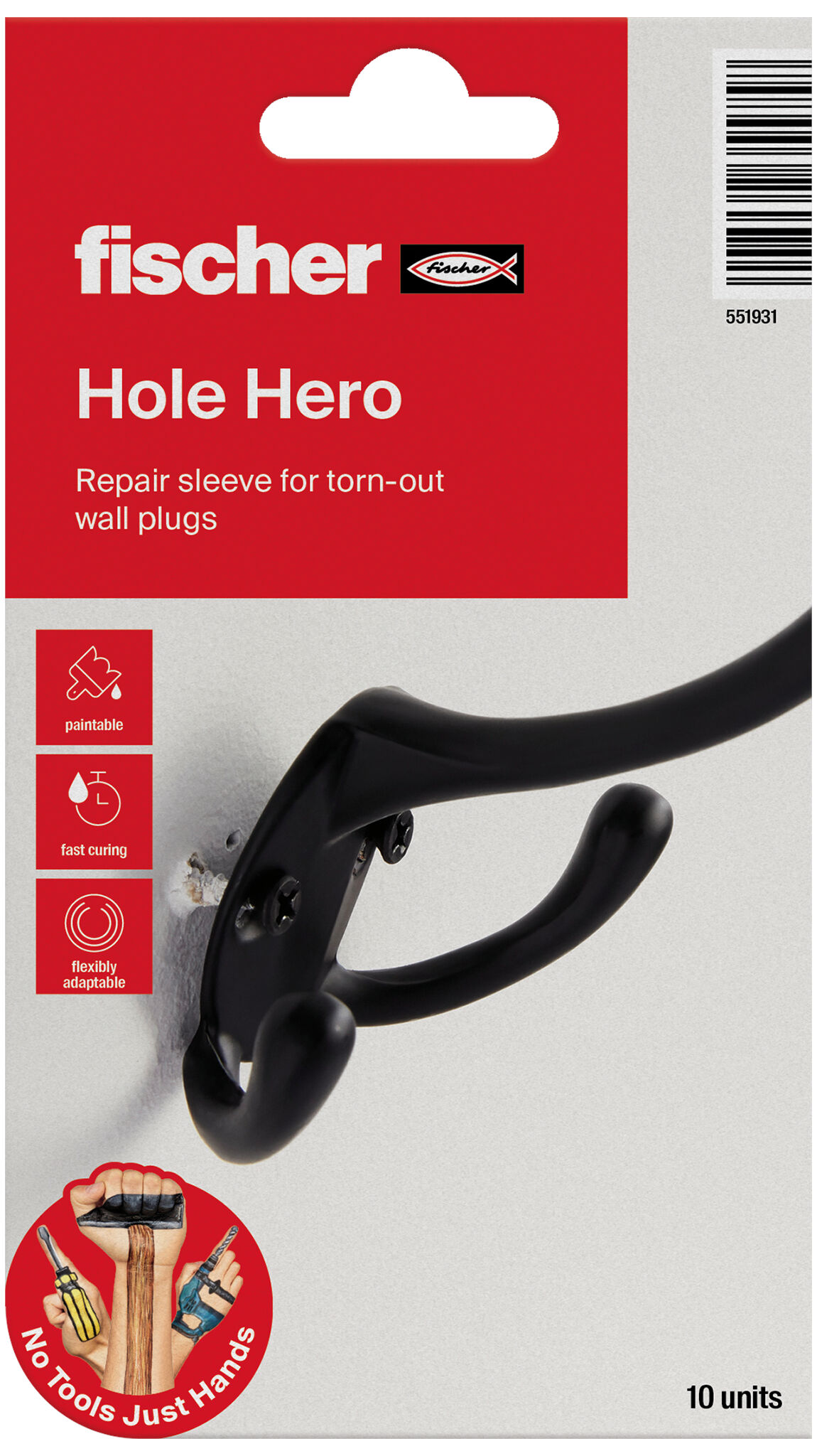 Packaging: "NTJH HOLE HERO - 10 PCS"