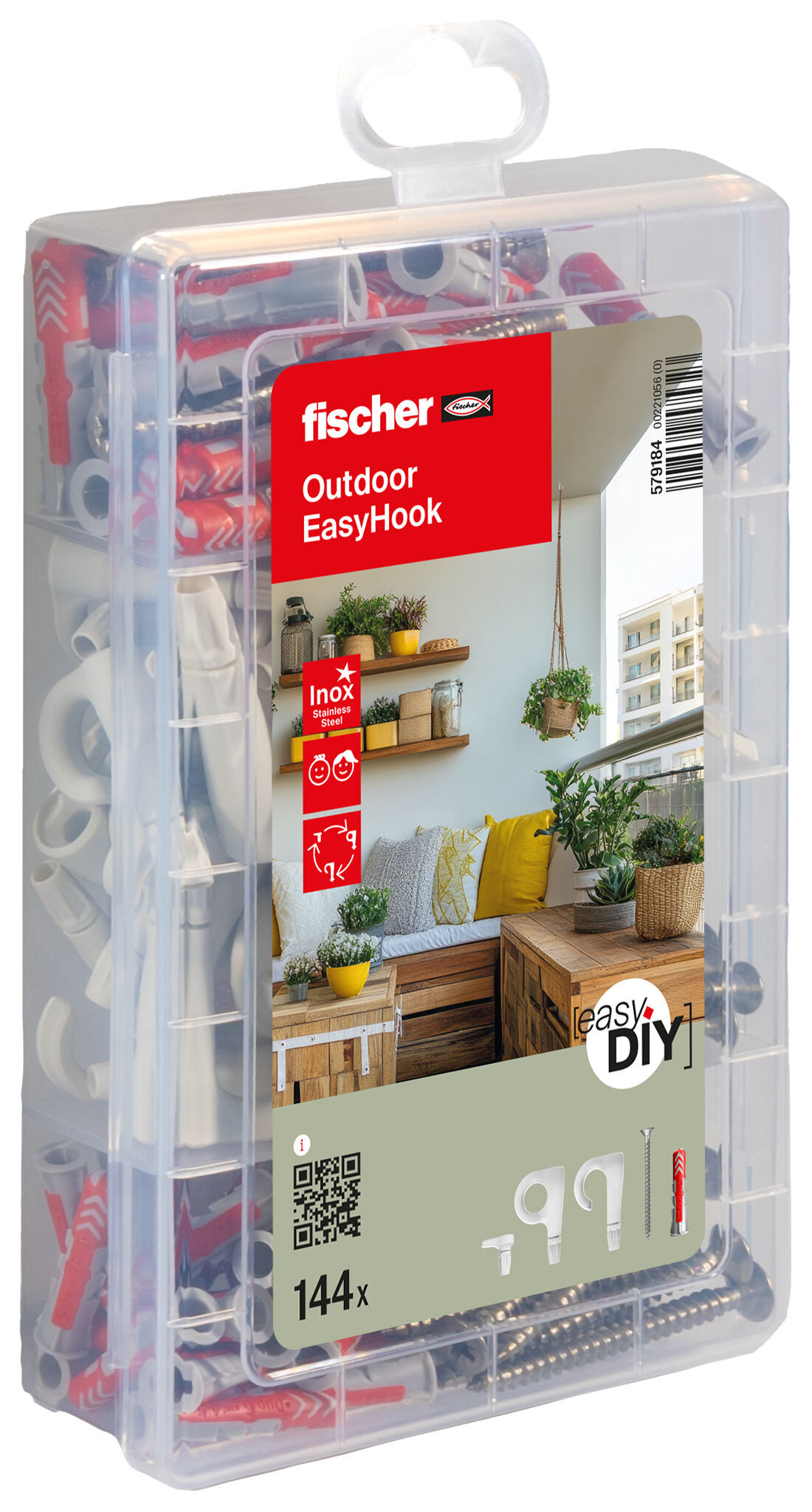 Product Picture: "fischer EasyDIY Box Outdoor EasyHook (144)"