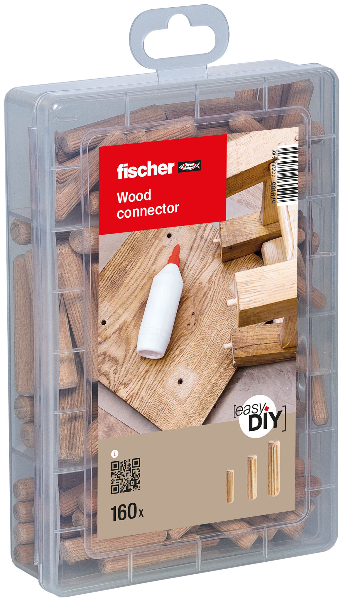 Product Picture: "fischer EasyDIY Box Wood connector (160)"
