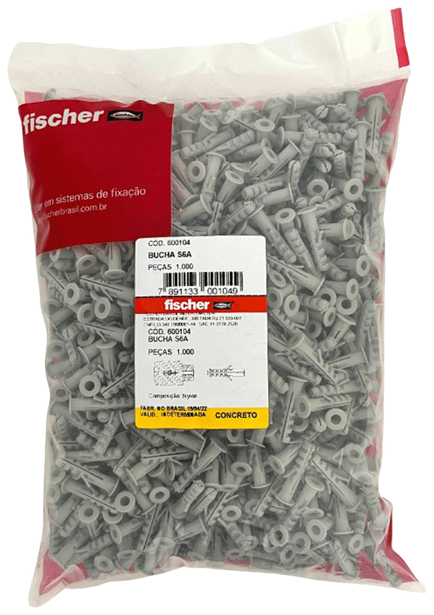 Packaging: "Bucha de expansão S 6"