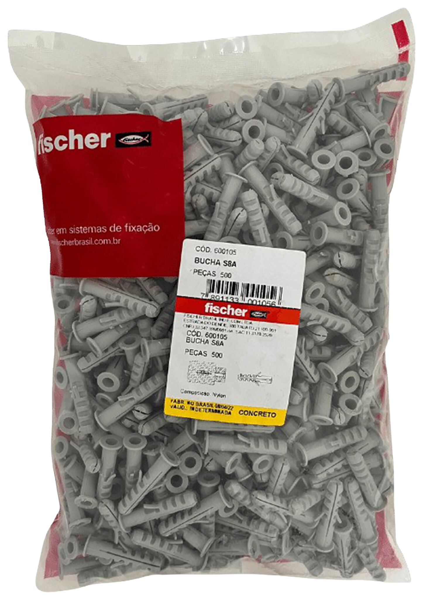 Packaging: "Bucha de expansão S 8"