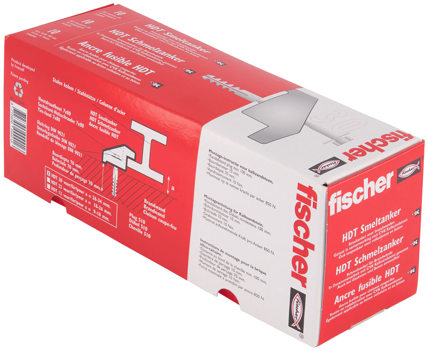 Packaging: "fischer Smeltanker HDT 30"