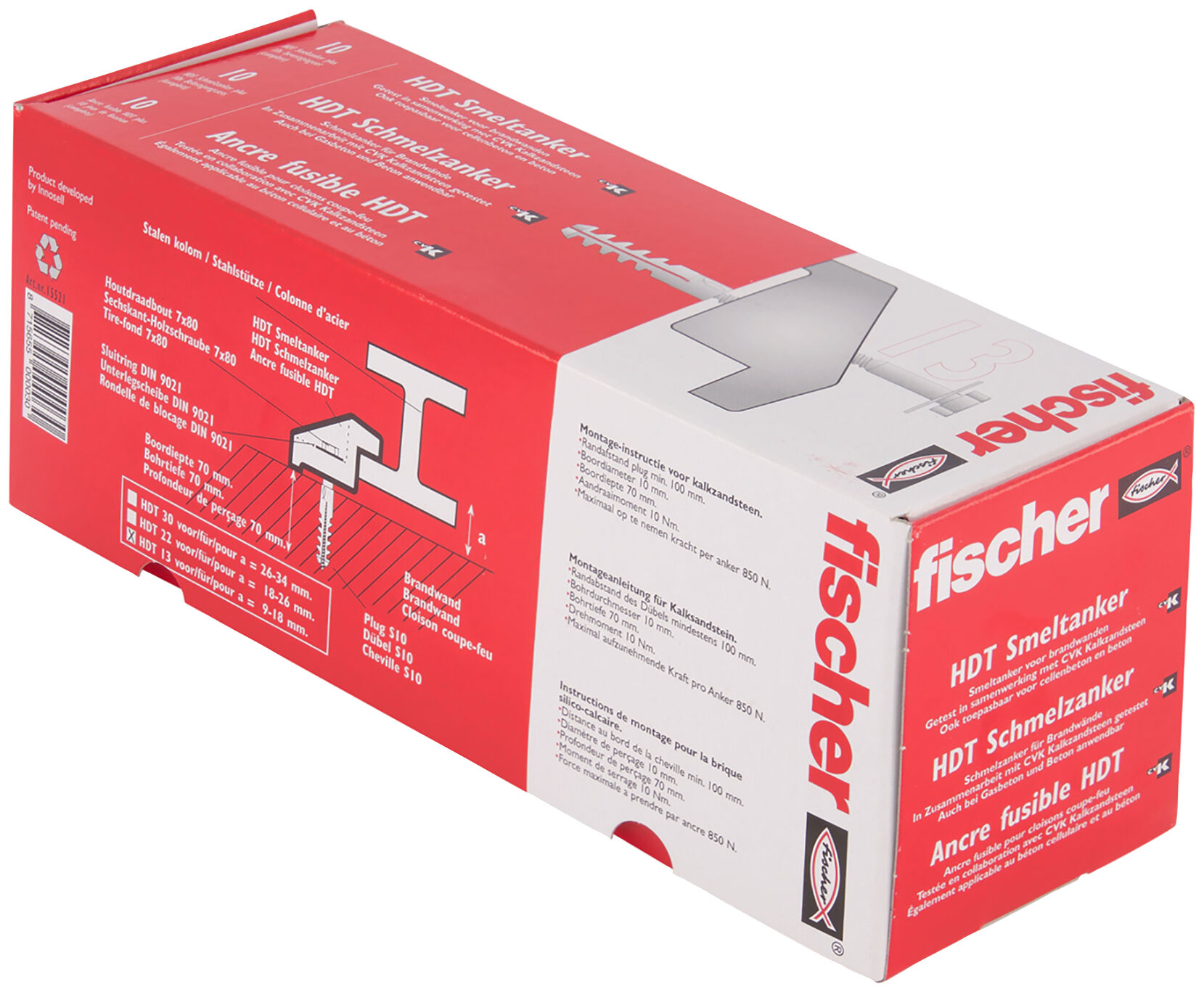 Packaging: "fischer Smeltanker HDT 13"
